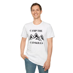 Camp The Catskillsi Unisex Softstyle T-Shirt  Catskill Mountains New York