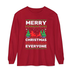 Merry Christmas Everyone Long Sleeve T-Shirt - Unisex Holiday Apparel
