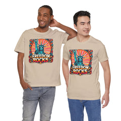 July 4th Statue Of Liberty Freedom - Graphic Unisex Short Sleeve Tee