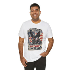 Personalized with your Dogs name and image - Patriotic Dog T-Shirt