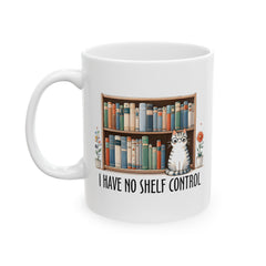 Book Lover quote mug, funny Librarian gift, white ceramic mug, 11oz,15oz mug, gift for Cat Lover, gift for him, gift for her, Birthday Gift
