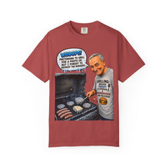 Grill Master Grandpa Funny BBQ T-Shirt — "Whoops! Pretending to Grill for a Photo" Graphic Tee