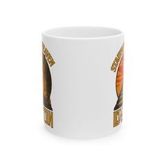 Vintage-Inspired Ceramic Mug for Coffee Lovers, Get The Led Out, Retro Classic Rock Mug