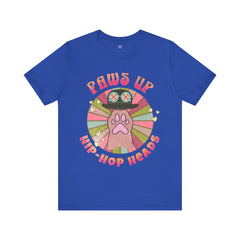 Funny Cat Paws Up Hip Hop Heads - Graphic Tee
