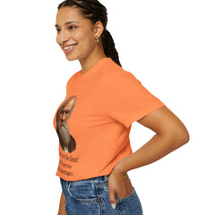 Darwin Coffee Funny T-Shirt — "Survival of the Fittest? I Barely Survive Coffee Shortages."