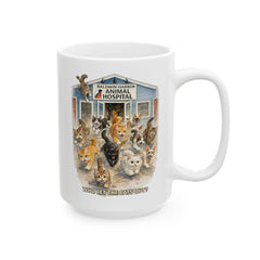 Who Let The Cats Out Baldwin Harbor Animal Hospital Ceramic Mug – (11oz/15oz)