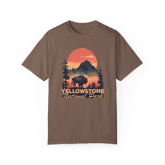 Yellowstone National Park Graphic, Comfort Colors Soft Relaxed Fit Unisex Garment-Dyed T-shirt