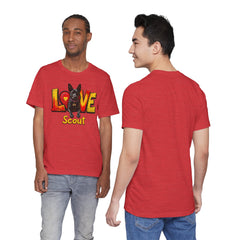 Personalized Love Your Dog T-Shirt — Designed with your dogs name and picture Graphic Tee