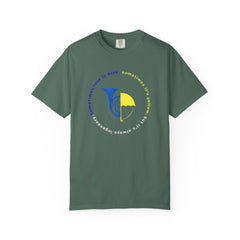 Blue French Horn & Yellow Umbrella T-Shirt — HIMYM Fan Tee