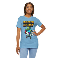 Video Game Chicken Jockey Tee - Unisex Short Sleeve T-Shirt