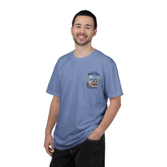 Where the Road Ends Long Island Unisex Garment-Dyed T-shirt