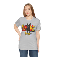 Personalized Love Your Dog T-Shirt — Designed with your dogs name and picture Graphic Tee