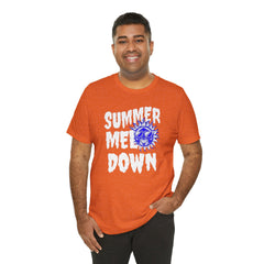 Summer Meltdown Graphic Tee — "Summer Melt Down" Sun Design