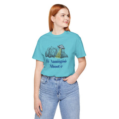 Éí Aanighóó Áhoolé Navajo The Truth Is Out There UFO Unisex Short Sleeve Tee
