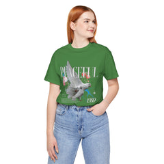 Peaceful Flowers With Dove Unisex Tee