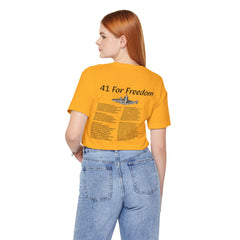 41 For Freedom FBM Fleet Ballistic Missile Submarine Unisex Jersey Short Sleeve Tee