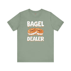 Funny Bagel Dealer Tee - Graphic Shirt