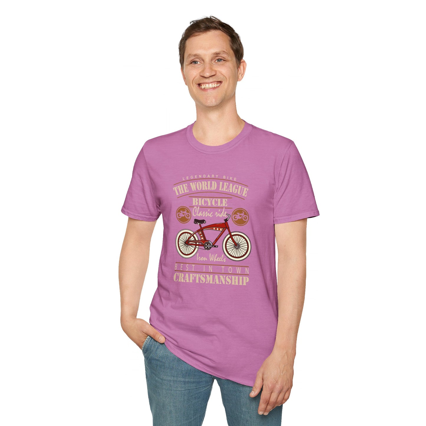 Legendary Bike World Craftsmanship Unisex Softstyle T-Shirt