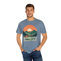 Shenandoah National Park Graphic, Comfort Colors Soft Relaxed Fit Unisex Garment-Dyed T-shirt