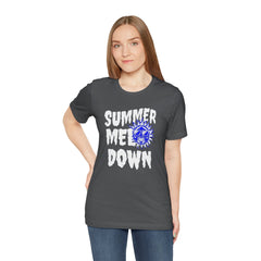 Summer Meltdown Graphic Tee — "Summer Melt Down" Sun Design