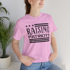 Raising Patriots Tee – Americana Stars & Stripes Family Pride T-Shirt