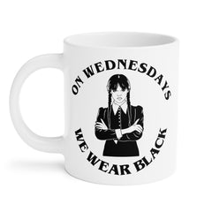 Wednesday Addams - Ceramic Mugs (11oz\15oz\20oz) | Pop Culture | Addams Family | Fan Gift | Gift For Her | Gothic Style Mug | Creepy Comedy