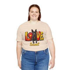 Personalized Love Your Dog T-Shirt — Designed with your dogs name and picture Graphic Tee