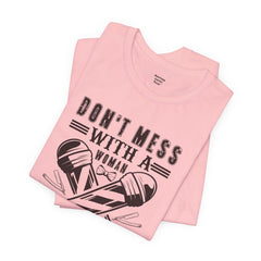Funny Woman Barber Unisex Tee, Don't Mess with a Shears Shirt