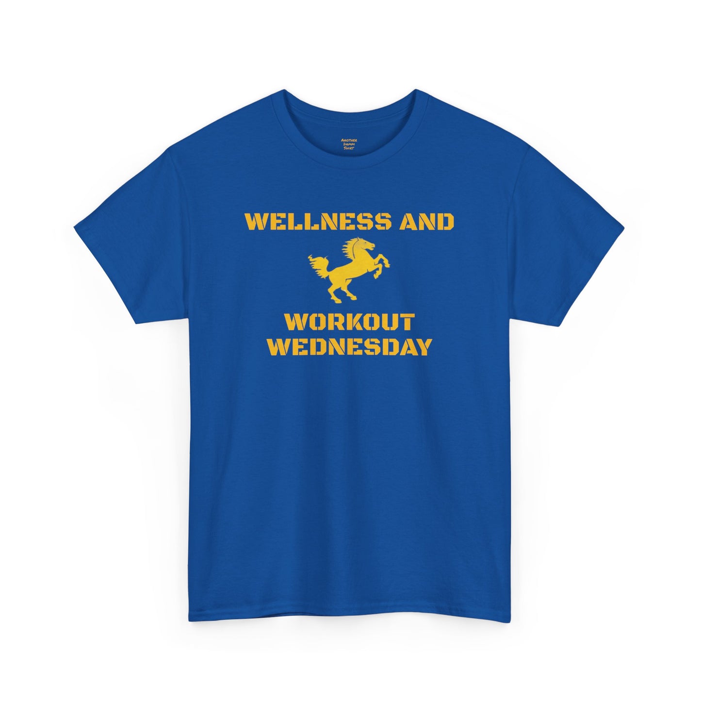 CHC Elementary School WELLNESS and WORKOUT WEDNESDAY - Unisex Heavy Cotton T-Shirt