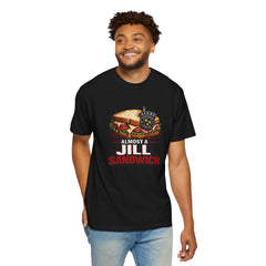 Almost a Jill Sandwich T-Shirt — Funny Retro Gaming Resident Evil Quote Tee