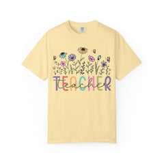 Floral Teacher Appreciation T-Shirt - Comfort Colors Soft