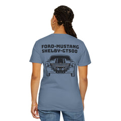 Ford Mustang Shelby GT500 Unisex T-Shirt - Classic Car Enthusiast Comfort Colors Garment Dyed Tee