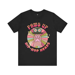 Funny Cat Paws Up Hip Hop Heads - Graphic Tee