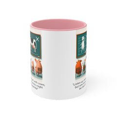 COW TIPPING Awareness - Accent Mugs | Cow Tipping Is Real, Bovine Humor. Gift For Him, Gift For Her, Farm Humor, Cow Fan Gift, Farm Animal