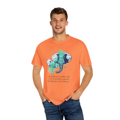 Elephants Graphic  Garment-Dyed T-shirt