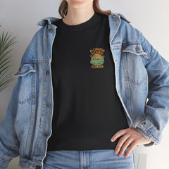 Alligator Alcatraz Unisex Heavy Cotton Tee, Florida Souvenir Shirt, Travel Gift, Vintage Style Tee, Nature Lover Apparel