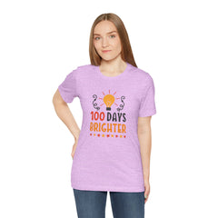 100 Days of School Brighter Teacher Appreciation T-Shirt