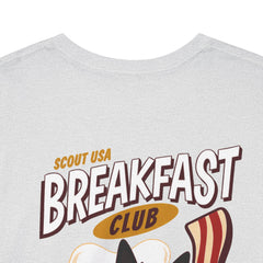 Breakfast Club Dog T‑Shirt — Retro Bacon & Eggs Graphic Tee
