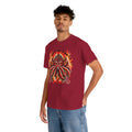 Fiery Fire Kraken - Graphic Unisex Heavy Cotton Tee