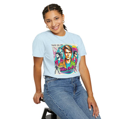 80s Music Take On Me  - Graphic Comfort Colors Garment Dyed Shirt