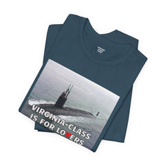 Funny Submarine Tee, Nautical Humor Shirt, Virginia-Class Submarine Gift, Unisex Graphic T-Shirt, Navy Life Apparel, Casual Wear
