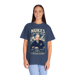 Nukes I Am Your Father Vintage United States Navy Nuclear Power Submarine Graphic T-Shirt