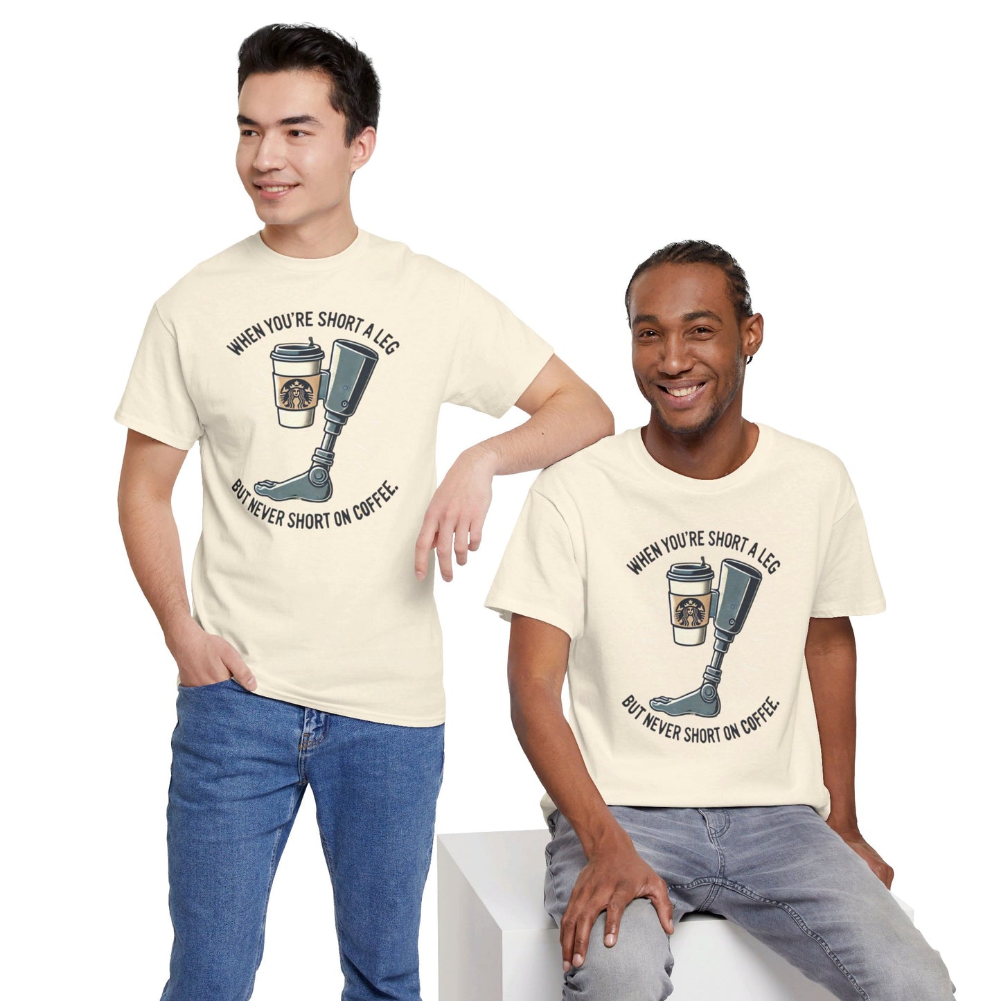 Aputee Coffee Humor - Unisex Heavy Cotton Tee