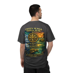 Navy "Frozen Seas & Tropical Seas" T-Shirt — U.S. Navy Blue Nose and Shellback Tribute