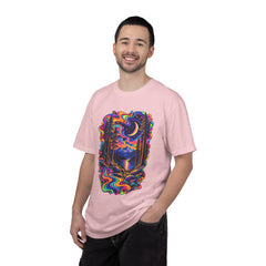 Mystical Psychedelic Moonlit Forest T-Shirt