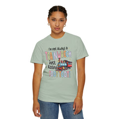 Funny Trainwreck T-Shirt - I'm Not Always a Train Wreck, Just Kidding, Toot Toot!