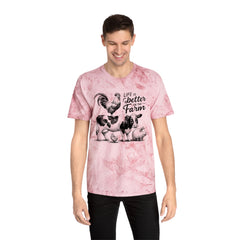 Life Is Better On The Farm Graphic Unisex Color Blast T-Shirt