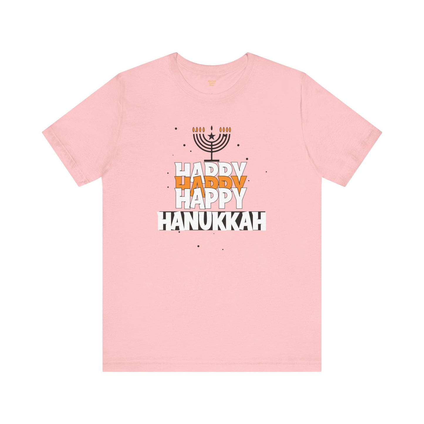 Happy Hanukkah Menorah - Unisex Jersey Short Sleeve Tee