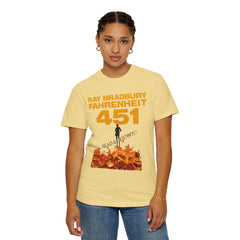Fahrenheit 451 Graphic T-shirt, Unisex Book Lover Tee, Literary Gift, Reading Enthusiast Apparel, Ray Bradbury Merch, Cozy Casual Wear