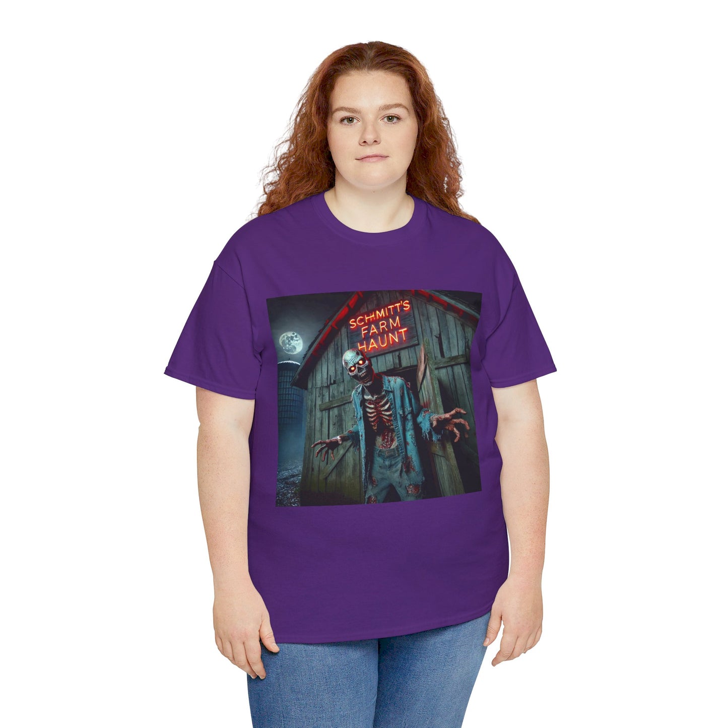 BARN ZOMBIE! Graphic Unisex Heavy Cotton Tee